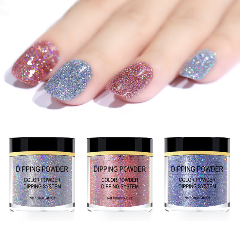 Laser glitter nail powder Laser glitter nail powder